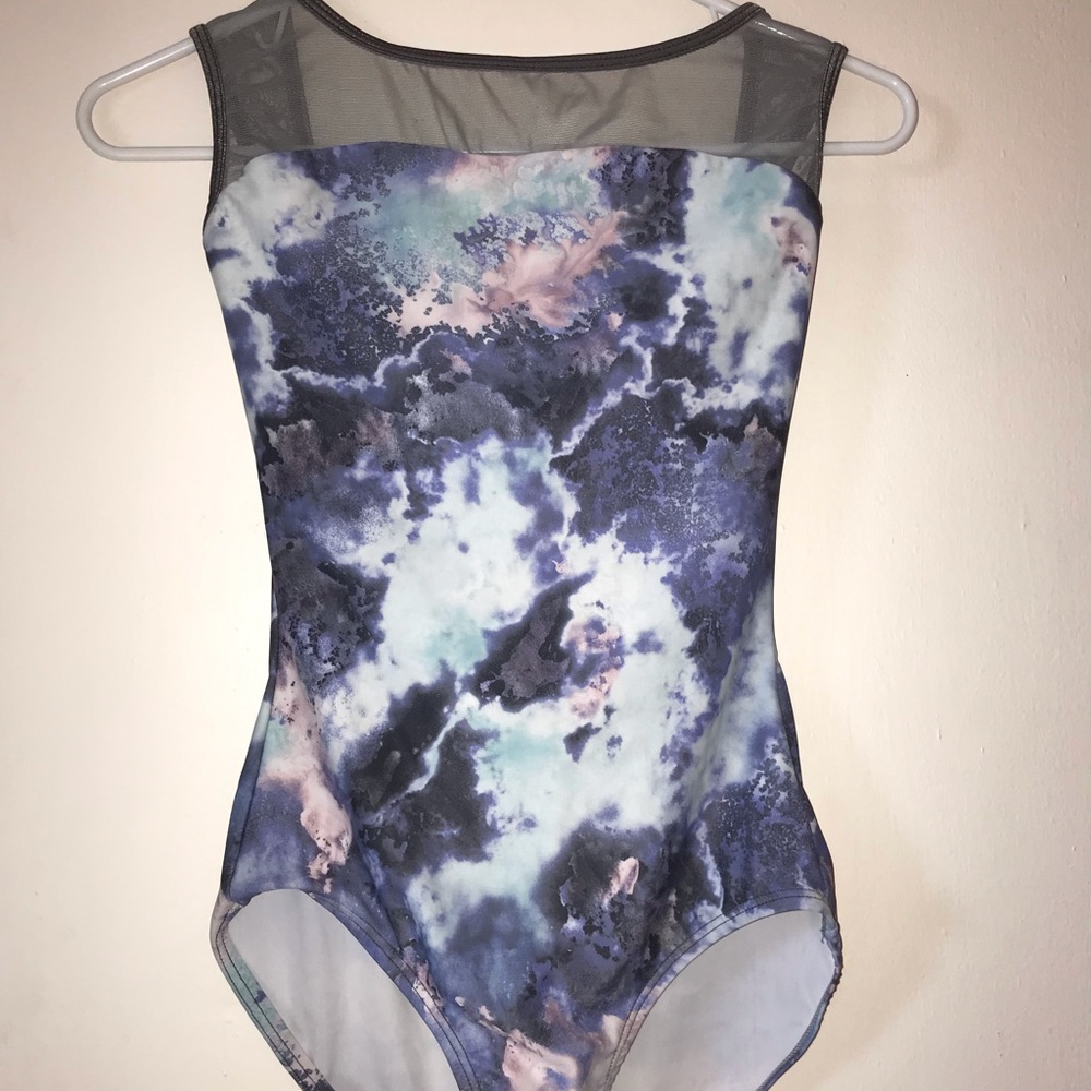 ELEVE inpired galaxy and mesh leotard/bodysuit ✨